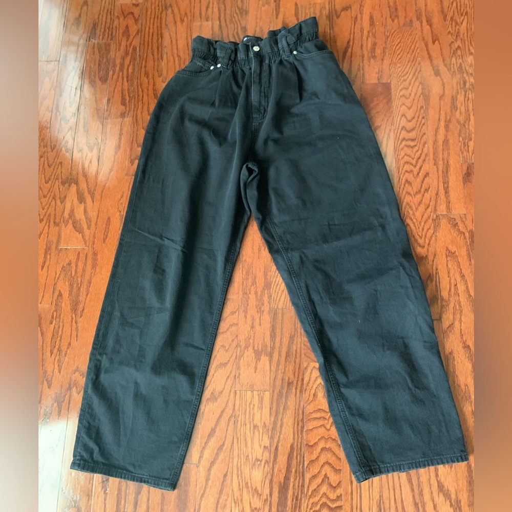 Asos High Waist Black Jeans Size 34/32